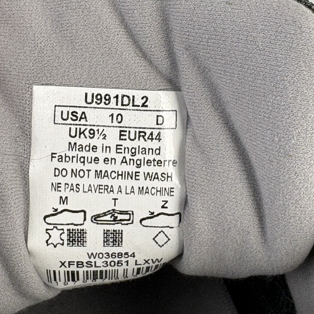 New Balance U991DL2 Gray Green Purple White Sneakers Men's US10 Make In England - Picture 13 of 16
